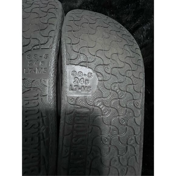 Birkenstock Tatami Clog Mens Brown Leather Two Strap  Size 7 Distressed - Picture 4 of 6